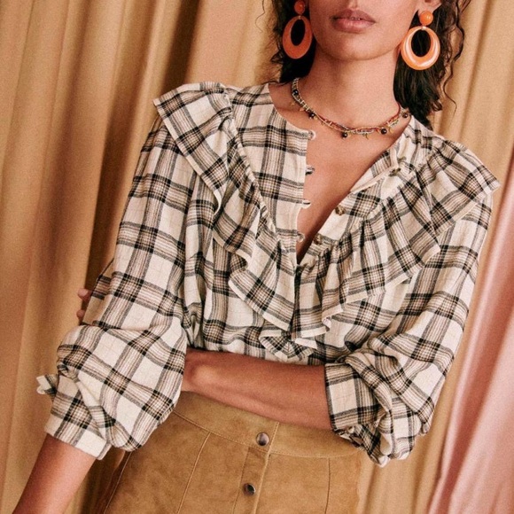 Sezane Tops - Sezane Angela Shirt in Size 4